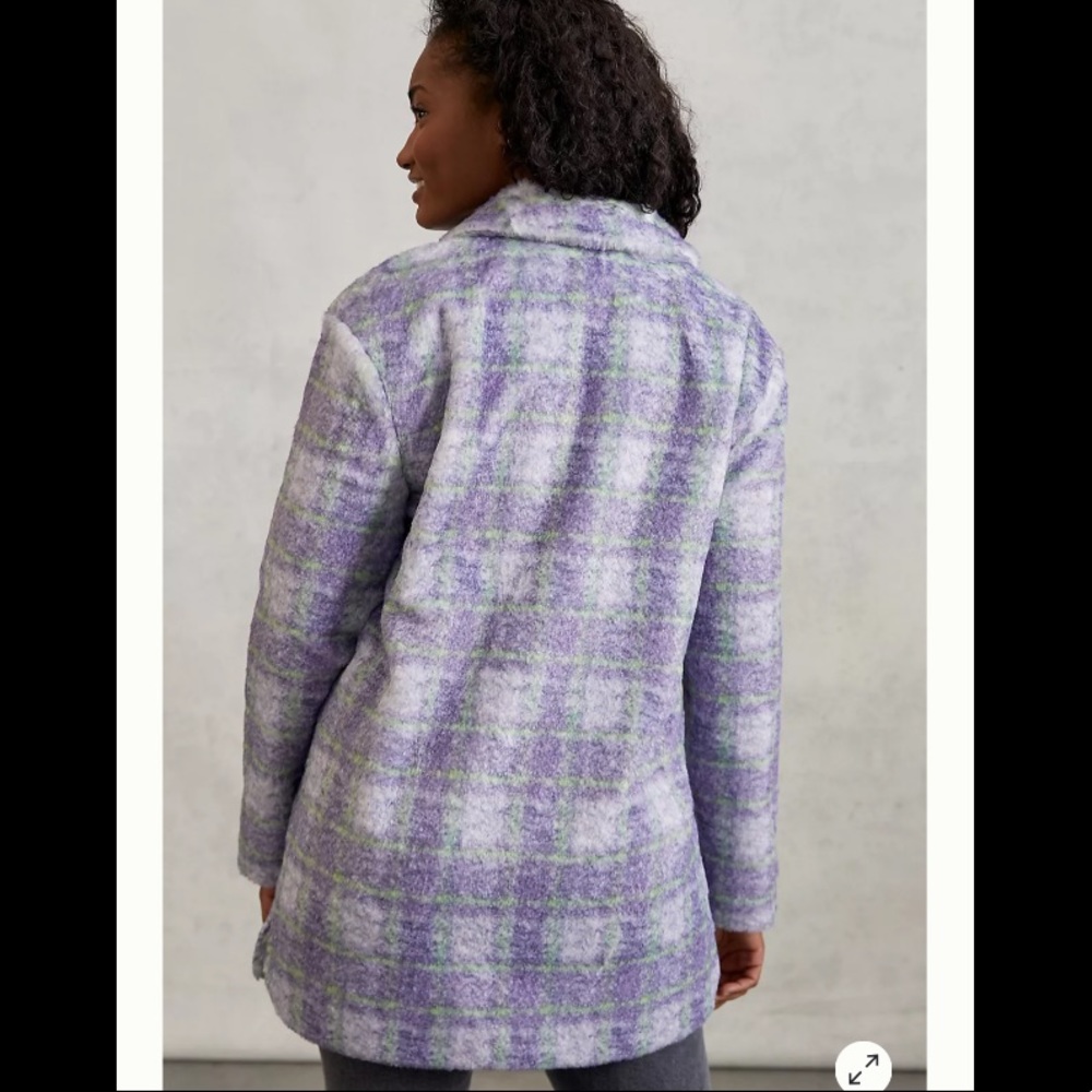 Anthropologie Hutch Donna Plaid Shirt Jacket - Picture 2 of 8